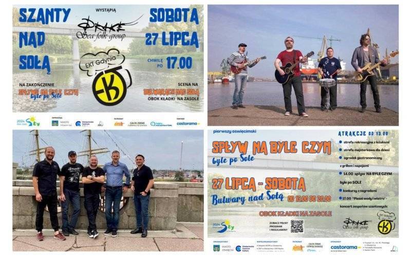 Muzyczne święto nad Sołą: koncert szantowy z Faktami Oświęcim