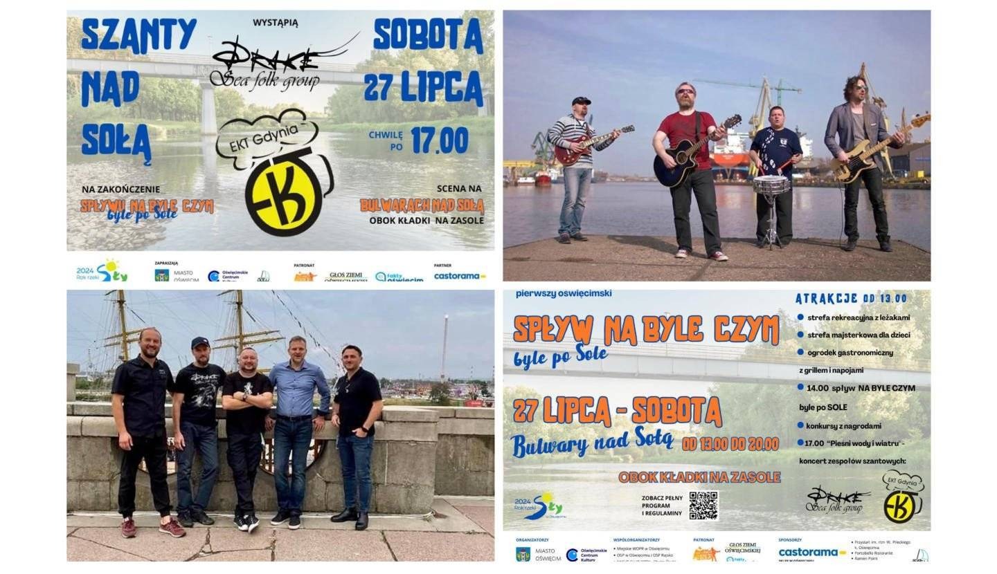 Muzyczne święto nad Sołą: koncert szantowy z Faktami Oświęcim