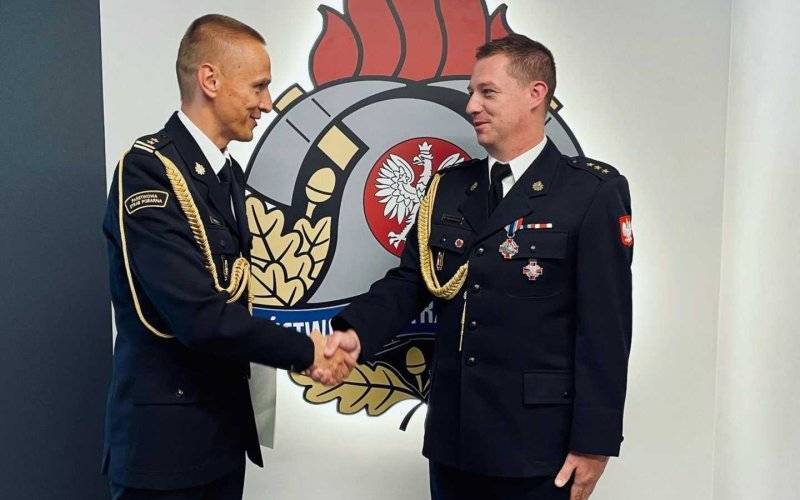Nowy zastępca komendanta oświęcimskiej Państwowej Straży Pożarnej – FOTO