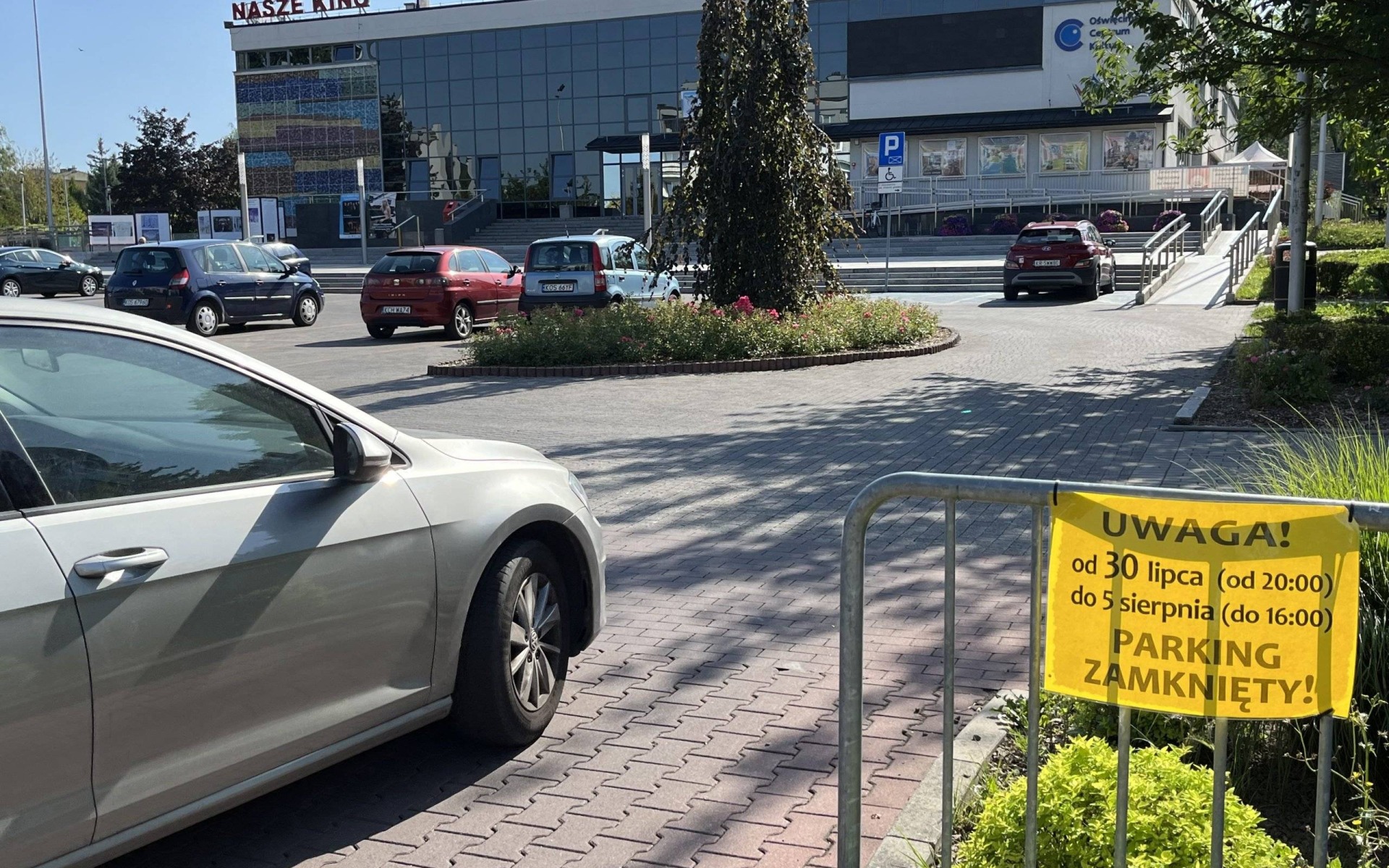 Parking przy OCK będzie zamknięty przez sześć dni