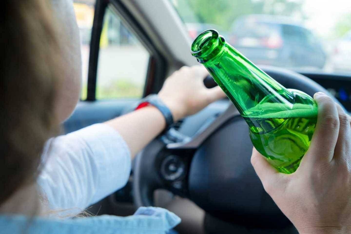 Jechała zygzakiem, bo prowadziły ją promile