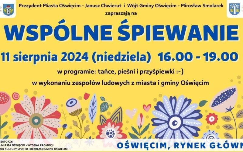 Regionalne tańce i pieśni ludowe na Rynku w Oświęcimiu