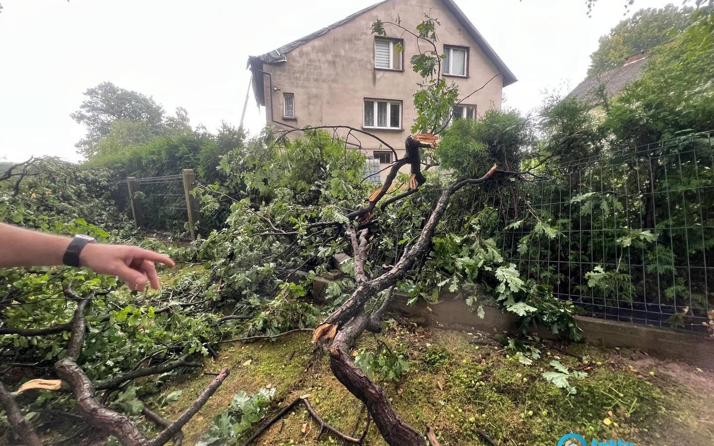 Ostrzeżenie dla powiatu oświęcimskiego przed burzami