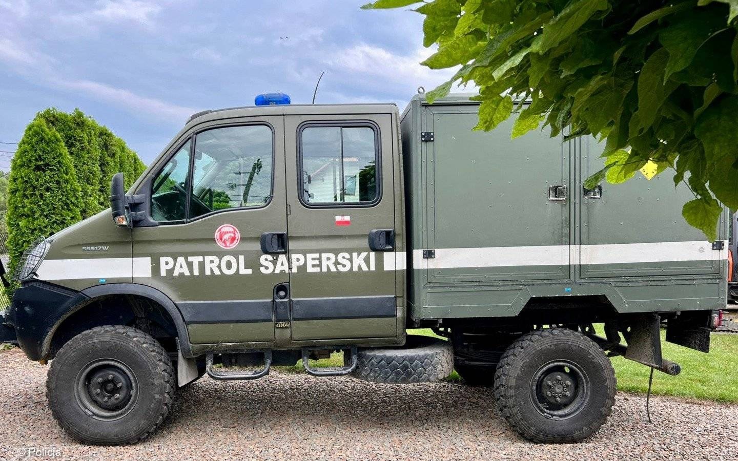 Podczas prac ogrodowych znalazł niewybuch – FOTO