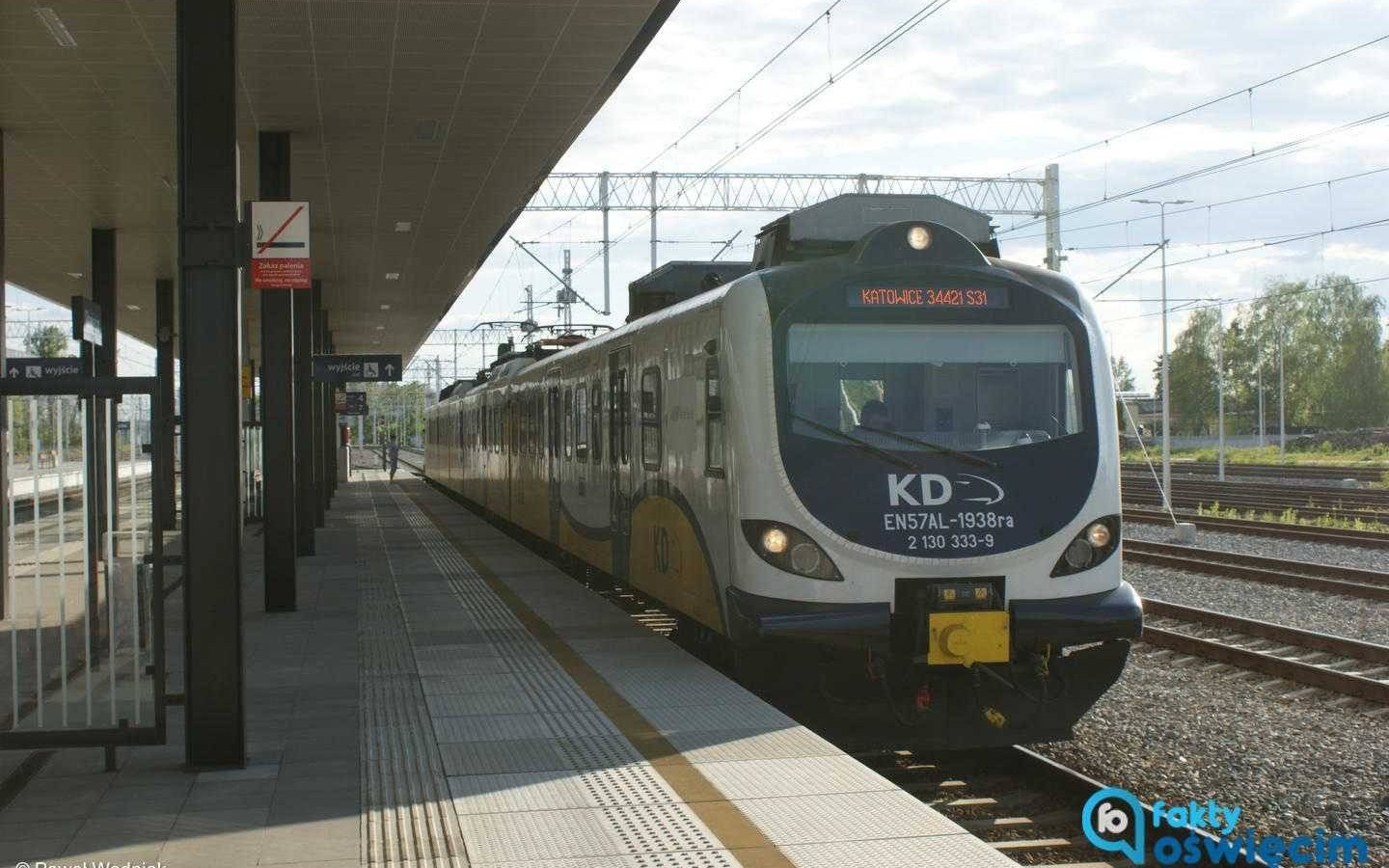 Od września pociągiem z Oświęcimia tylko do Mysłowic