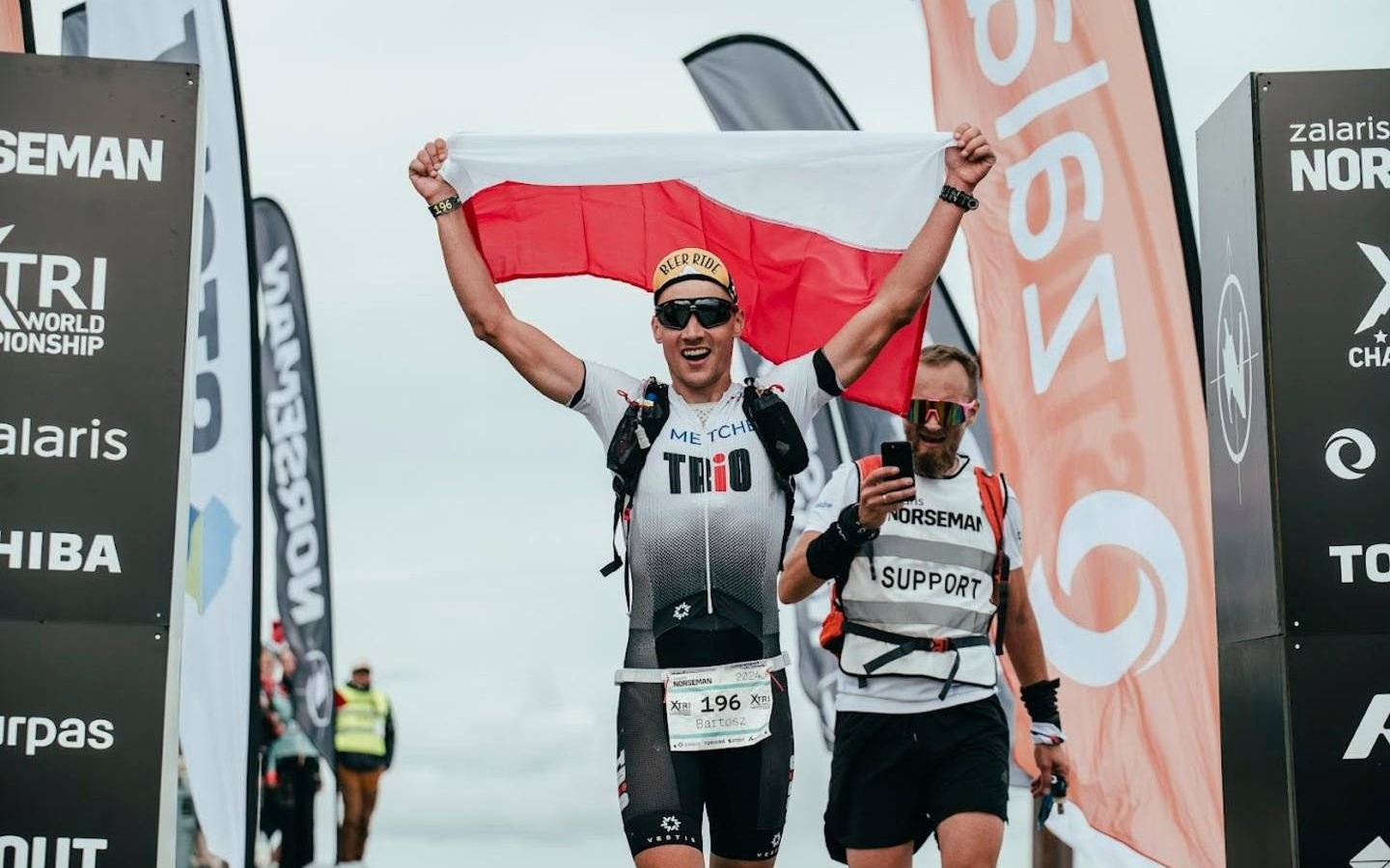 Człowiek z żelaza. Bartosz Grubka najlepszym Polakiem w wyścigu szaleńców