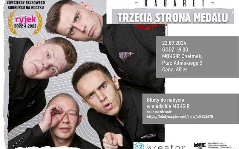 Kabaret Trzecia Strona Medalu wystąpi w Chełmku