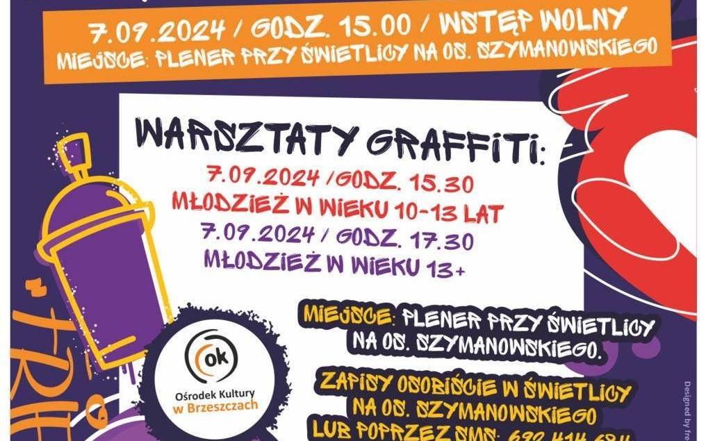 Odsłonięcie muralu na osiedlu Szymanowskiego w Brzeszczach