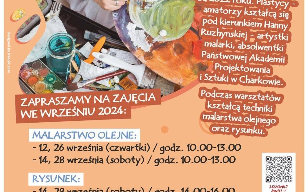 Rozwijaj swoje talenty. Warsztaty malarstwa i rysunku w Brzeszczach