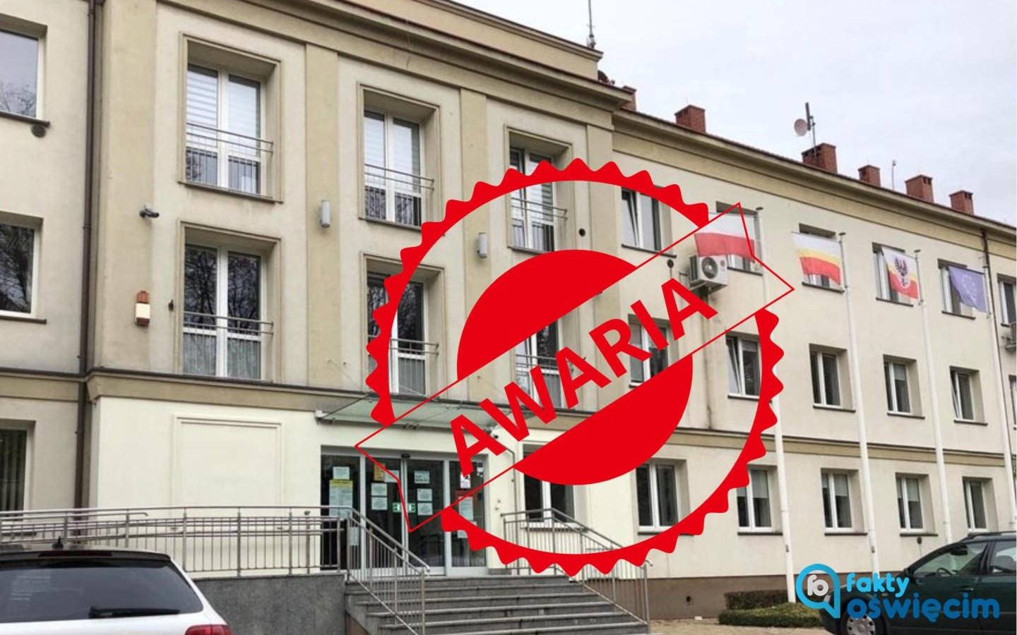 Awaria prądu w Starostwie Powiatowym w Oświęcimiu – AKTUALIZACJA