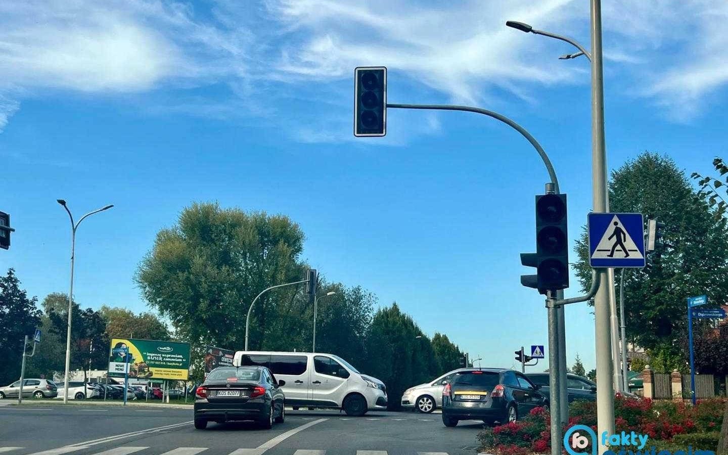Kolejna awaria sygnalizacji świetlnej w stolicy powiatu – FILM
