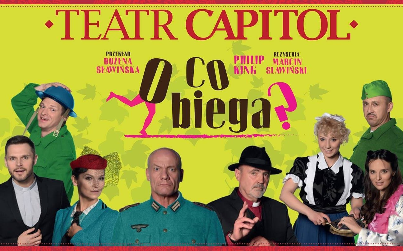 Podwójne zaproszenie na spektakl „O co biega” rozdane