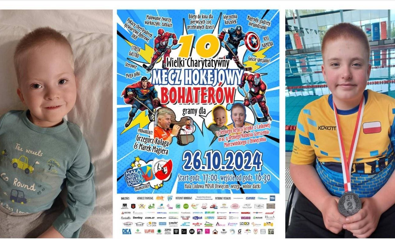 Znani i lubiani na lodzie, czyli charytatywny mecz hokejowy – FILM