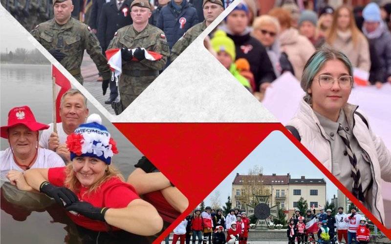 Święto Niepodległości w Oświęcimiu, każdy na swój sposób – FOTO