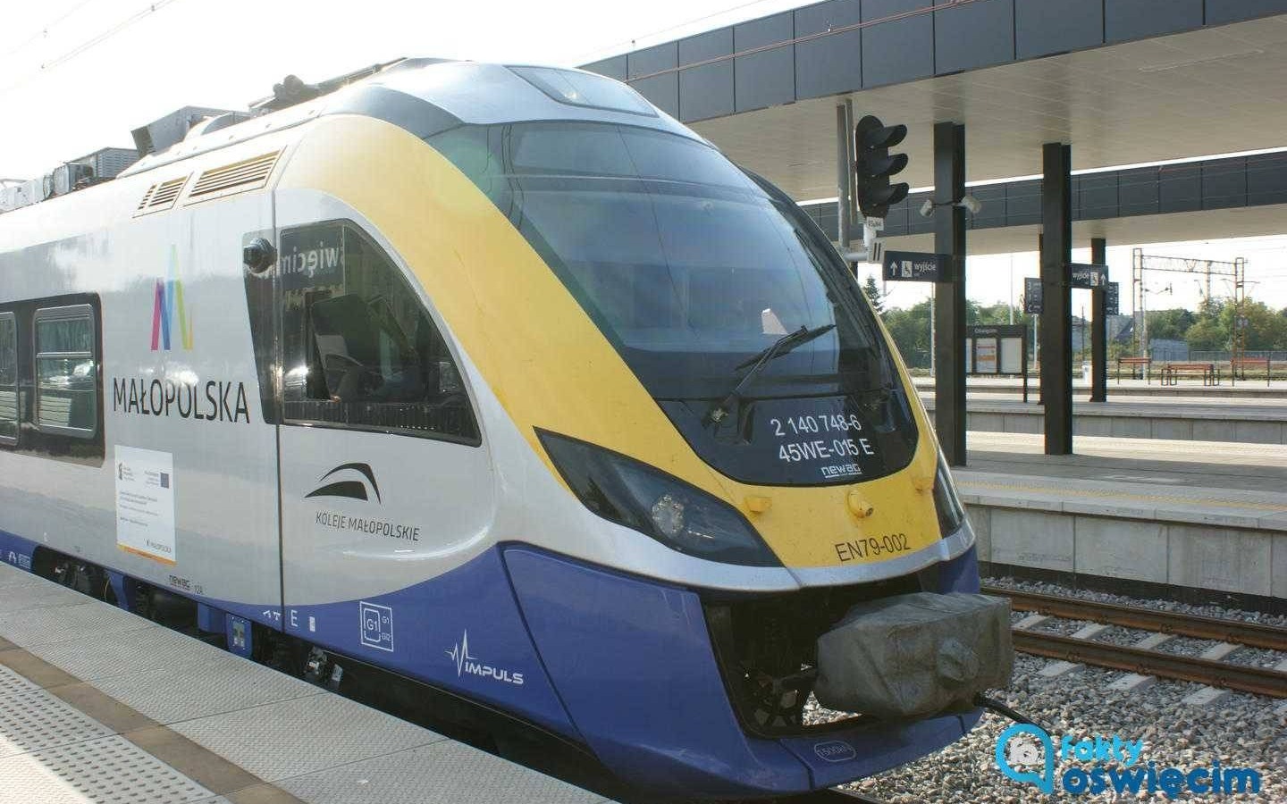 Zaplecze techniczne dla pociągów Kolei Małopolskich w Oświęcimiu