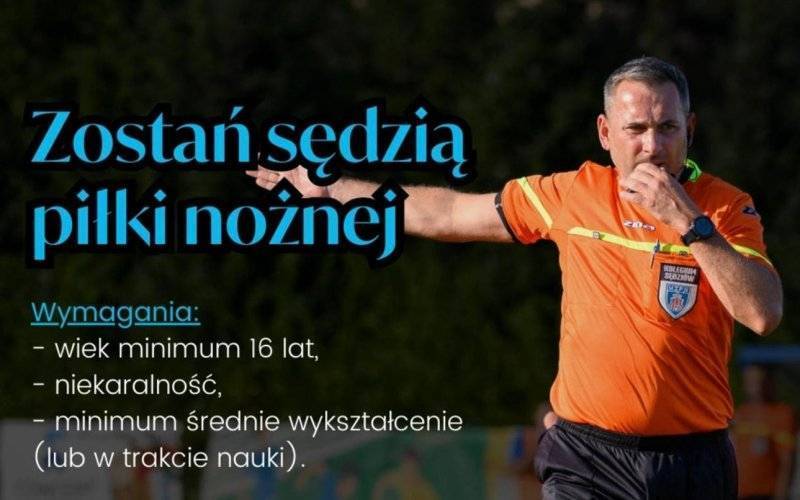 Dołącz do grona piłkarskich arbitrów