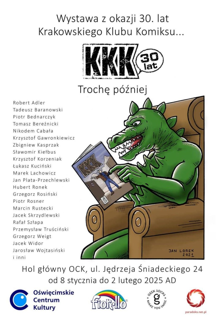 30 lat Krakowskiego Klubu Komiksu – wystawa w OCK