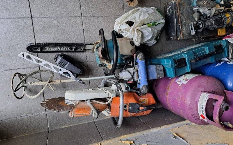 Włamywacz recydywista kradł elektronarzędzia, paliwo, butle gazowe