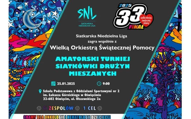 Orkiestra na parkiecie, czyli siatkarski turniej na wesoło dla WOŚP