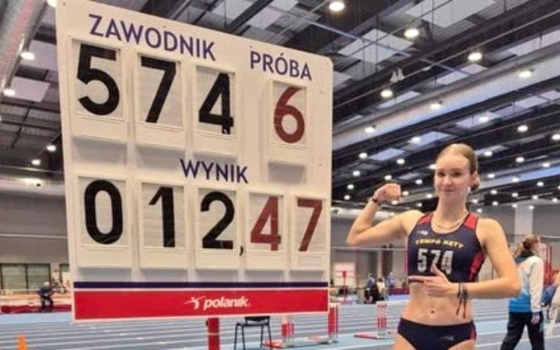 Mocne otwarcie roku lekkoatletki kęckiego Tempa