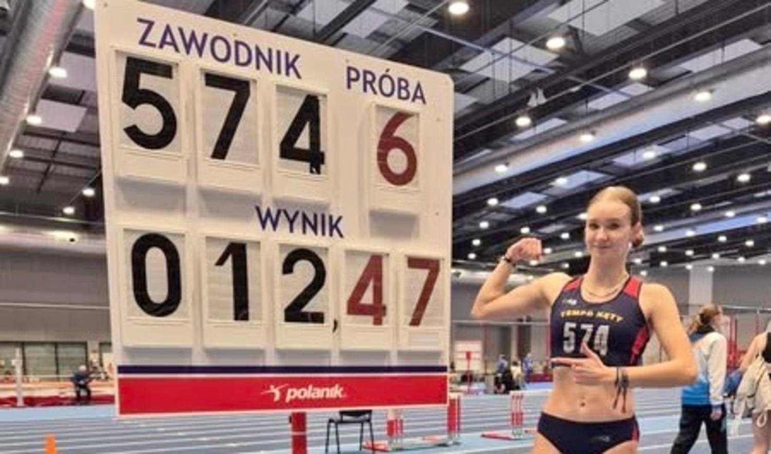 Mocne otwarcie roku lekkoatletki kęckiego Tempa