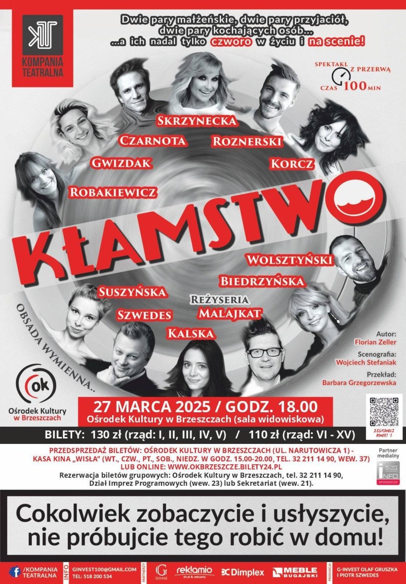 Miłość, tajemnice i humor. Rozdaliśmy bilety na spektakl „Kłamstwo”