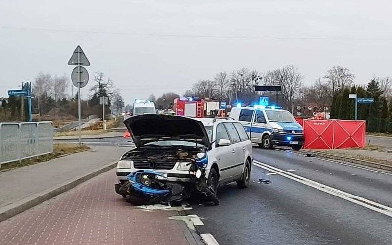 Wymusił pierwszeństwo i zginął na miejscu