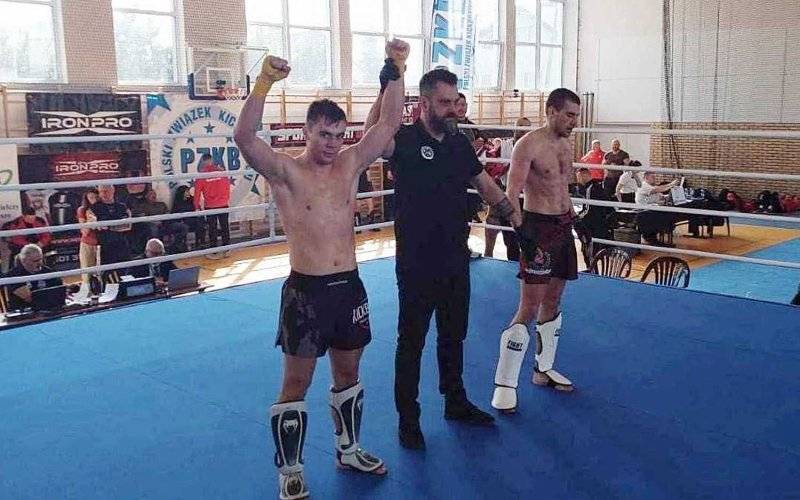 Dominik Matusz na pucharowym podium