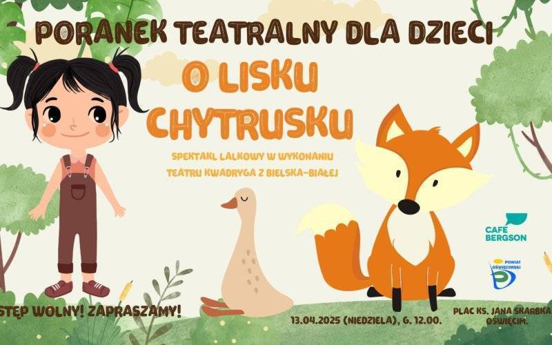 Lisek Chytrusek zawita do Cafe Bergson