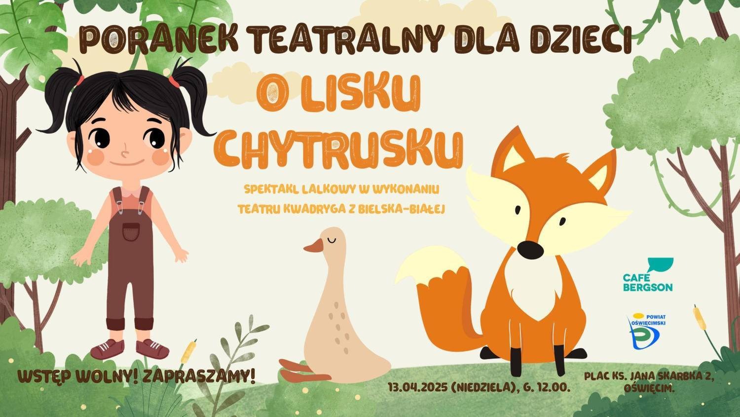 Lisek Chytrusek zawita do Cafe Bergson