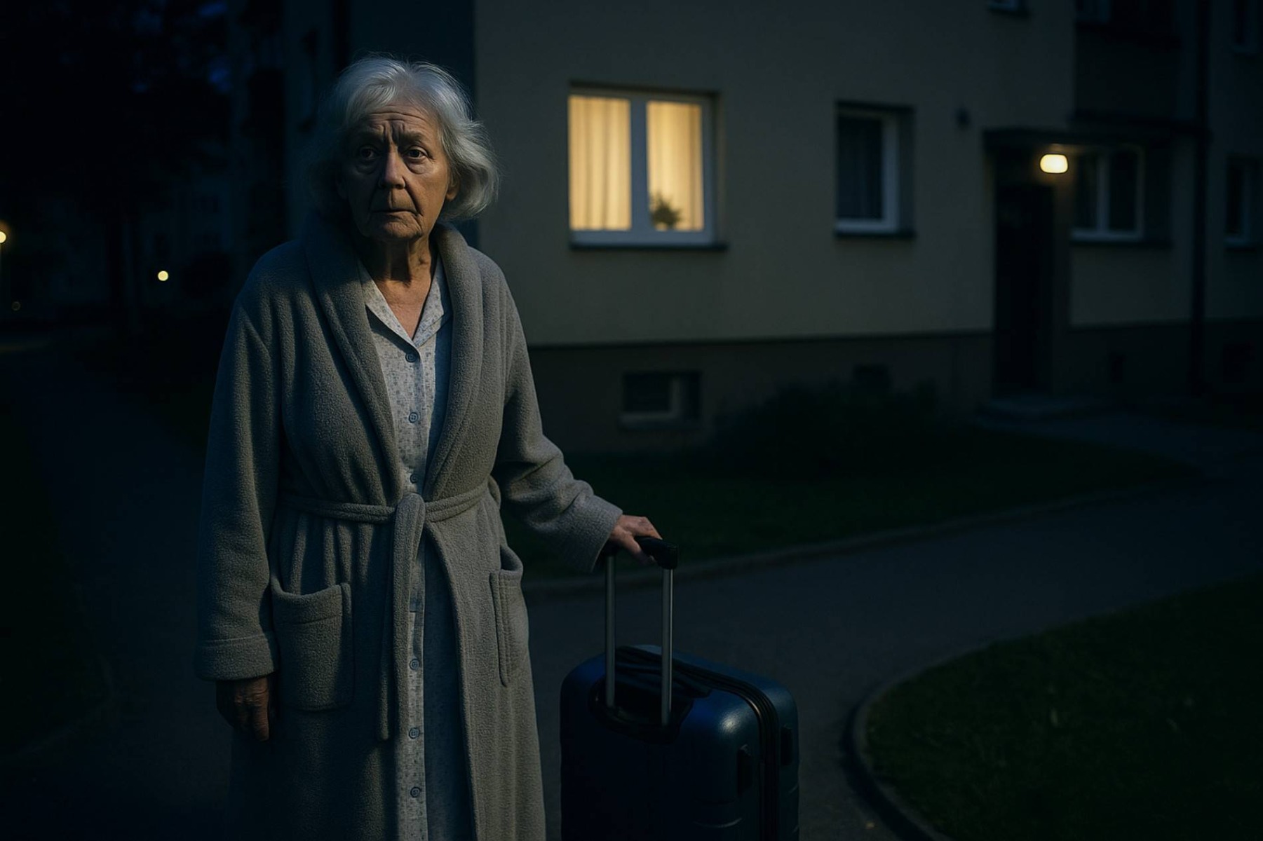 Kobieta z zanikami pamięci w środku nocy wyszła z mieszkania