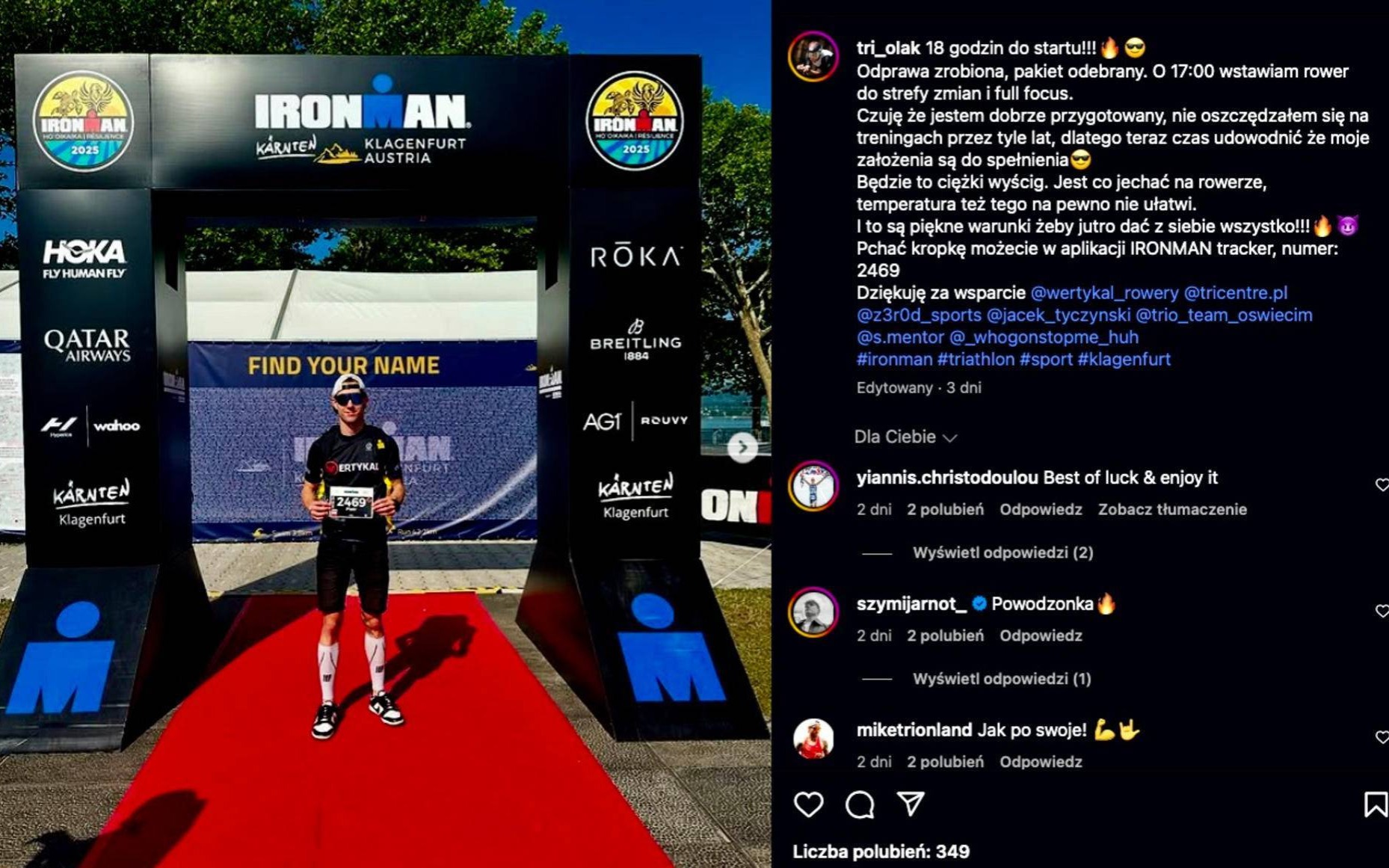 Debiut na pełnym dystansie w złotym kolorze – FOTO