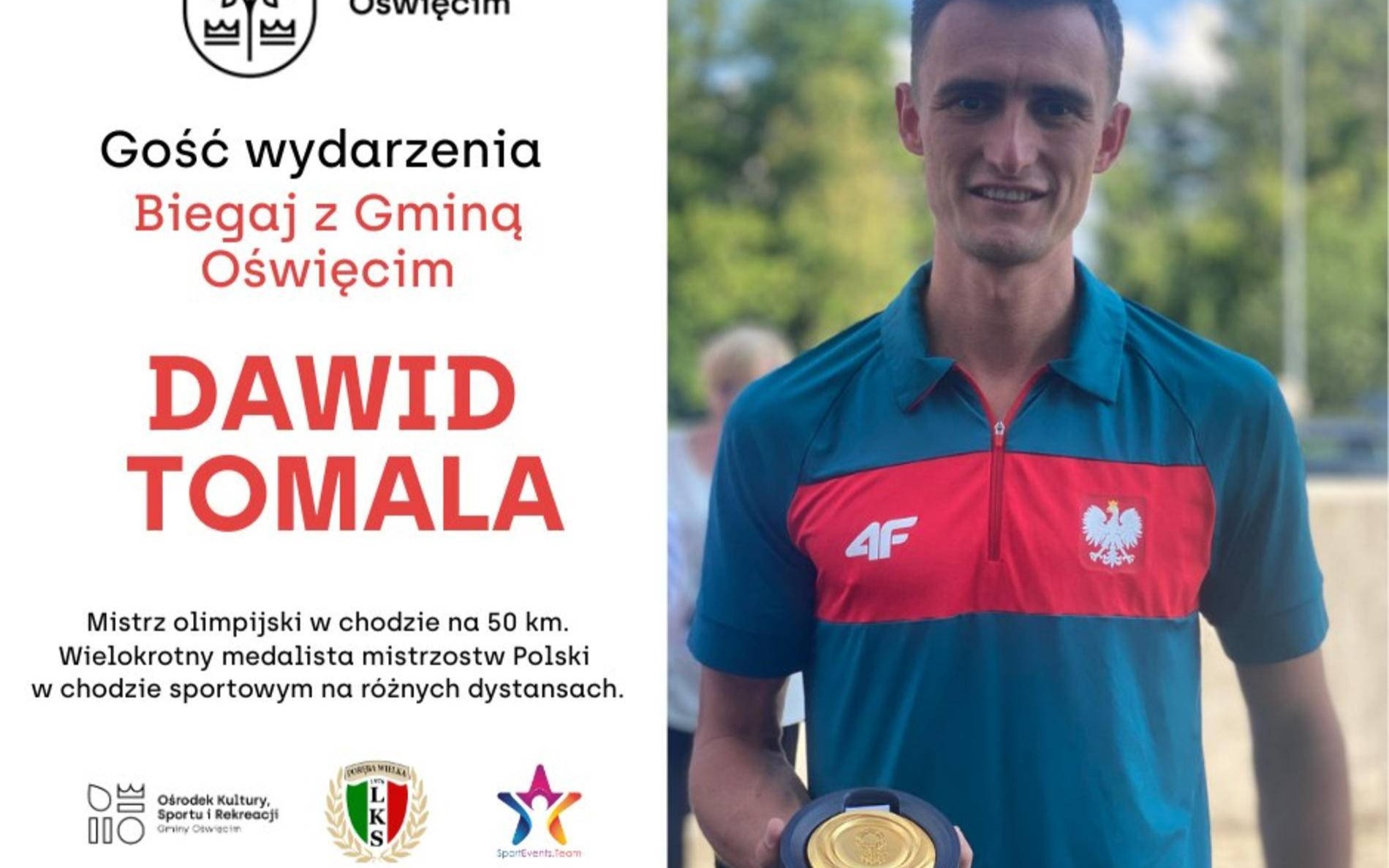Mistrz olimpijski wśród uczestników biegu dla Natalki Wolak