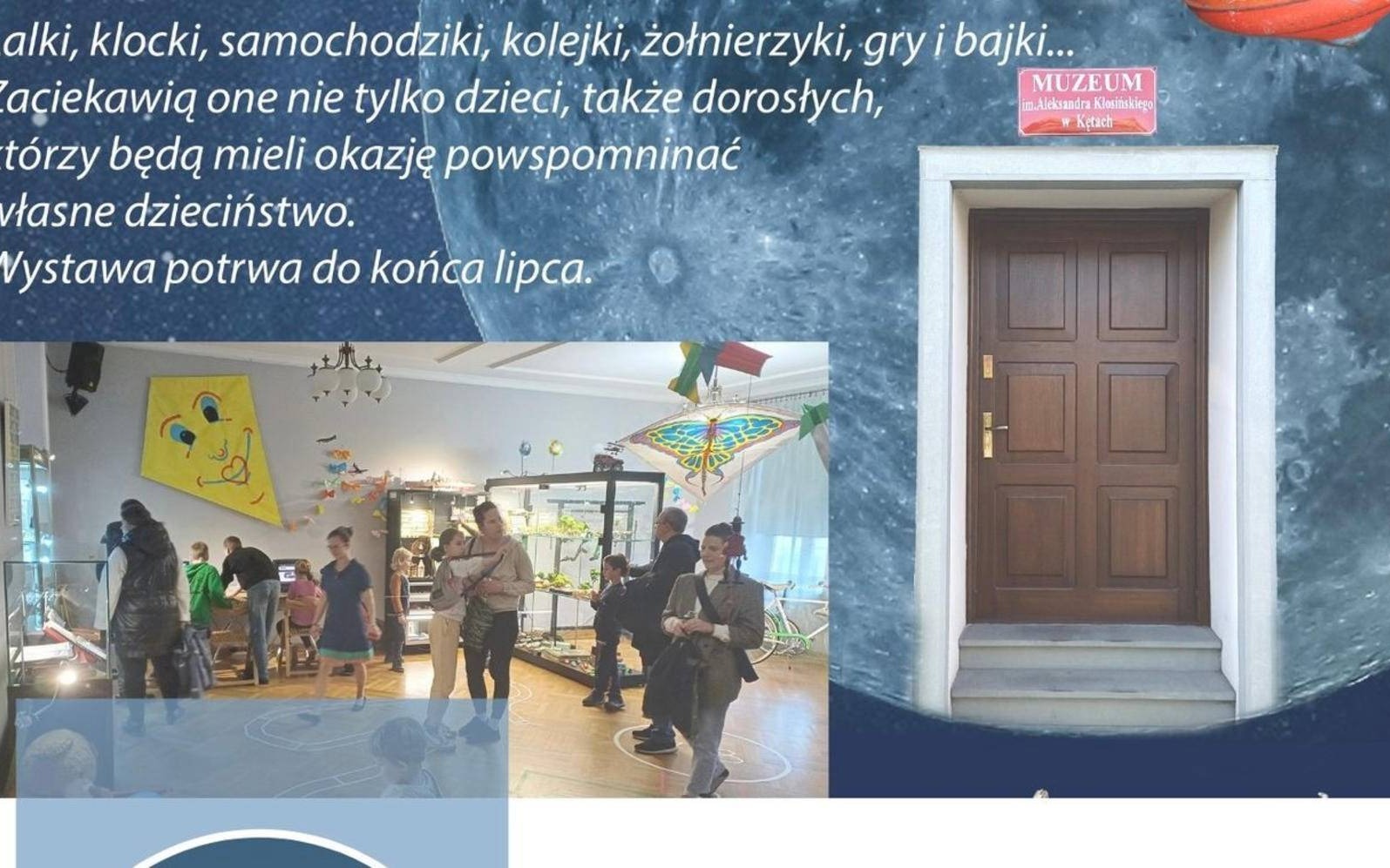 Stare zabawki i papierowe cuda w kęckim muzeum