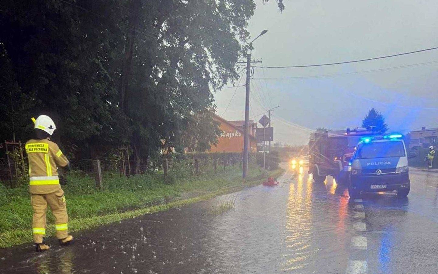 Prawie 50 interwencji strażackich po ulewie – FOTO