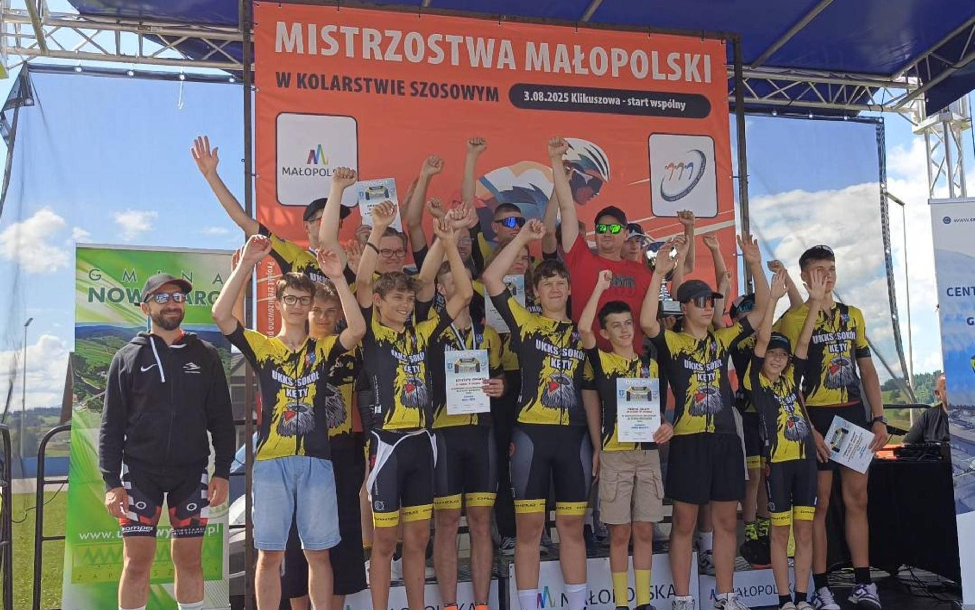 Najlepsi w Małopolsce. Kęcki Sokół szybszy od wiatru – FOTO