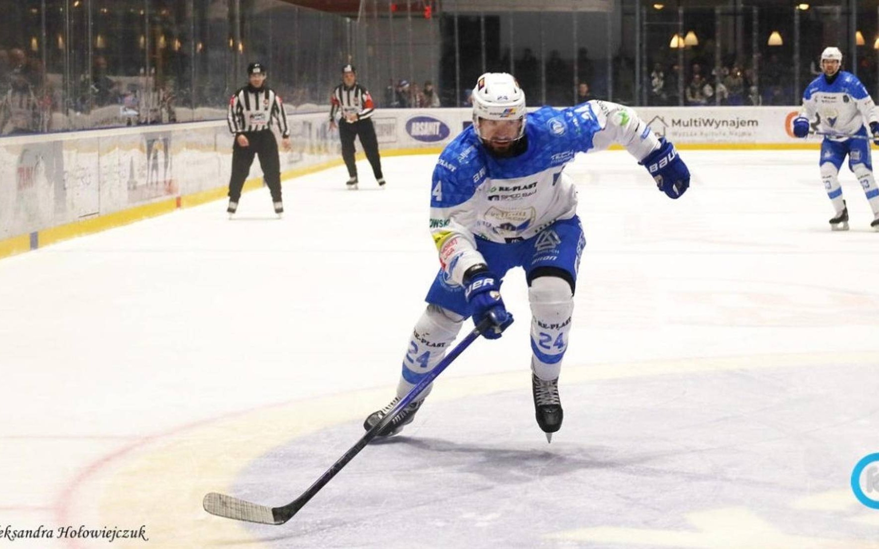 Piłkarski wynik w oświęcimskiej hali lodowej