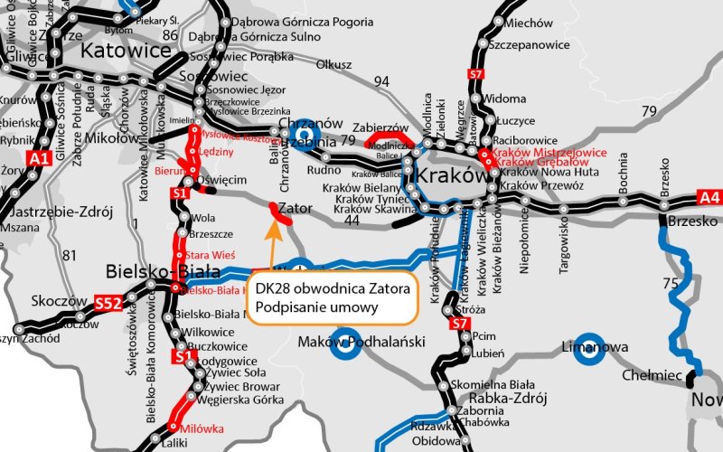 Obwodnica Zatora – podpisano umowę. Rusza budowa nowej trasy DK28