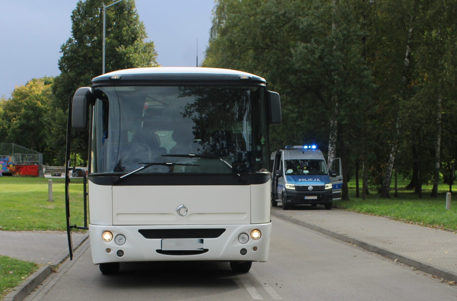 Potrącenie pieszej na ulicy Chemików w Oświęcimiu