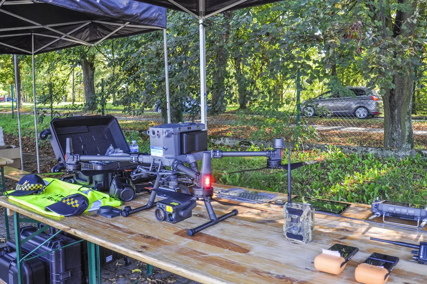 Straż Miejska w Kętach zyskała nowoczesnego drona do walki ze smogiem