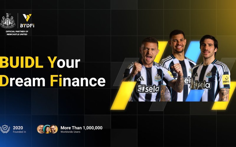 BUIDL, Not a Typo — BYDFi Shares the Story Behind Its Slogan at St. James’ Park