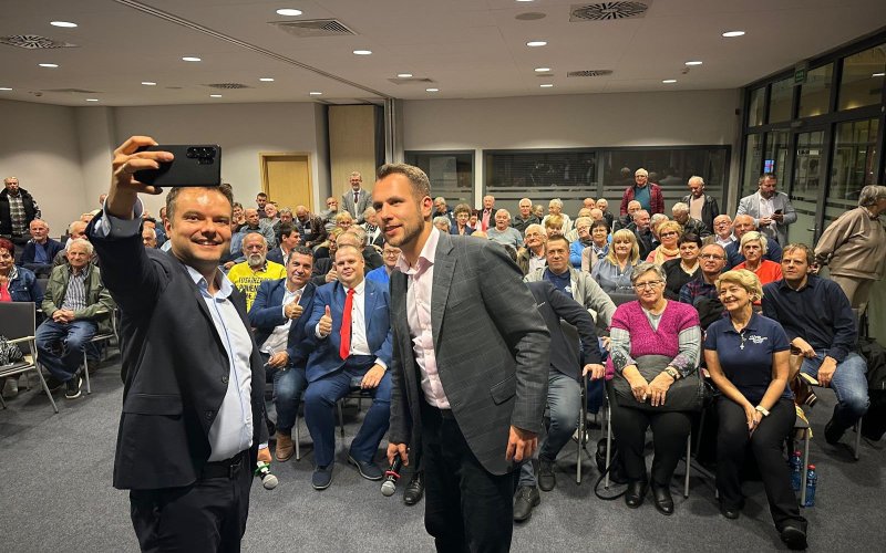 Galeria z Oświęcimskiego Ringu Politycznego z Rafałem Bochenkiem oraz Janem Kanthakiem