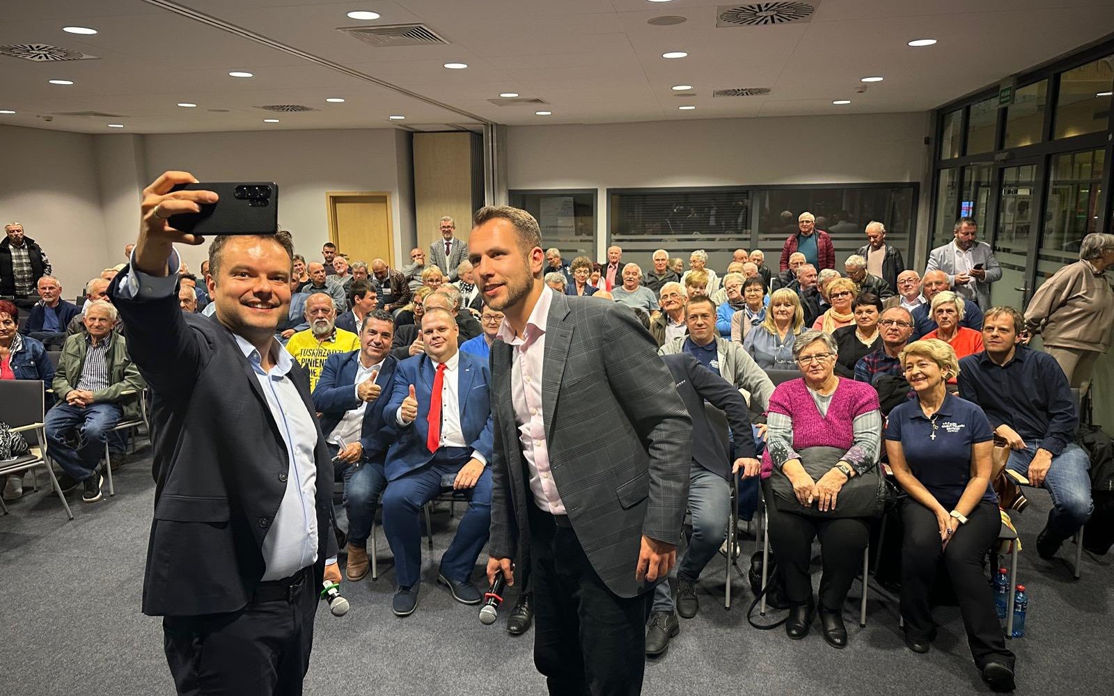 Galeria z Oświęcimskiego Ringu Politycznego z Rafałem Bochenkiem oraz Janem Kanthakiem