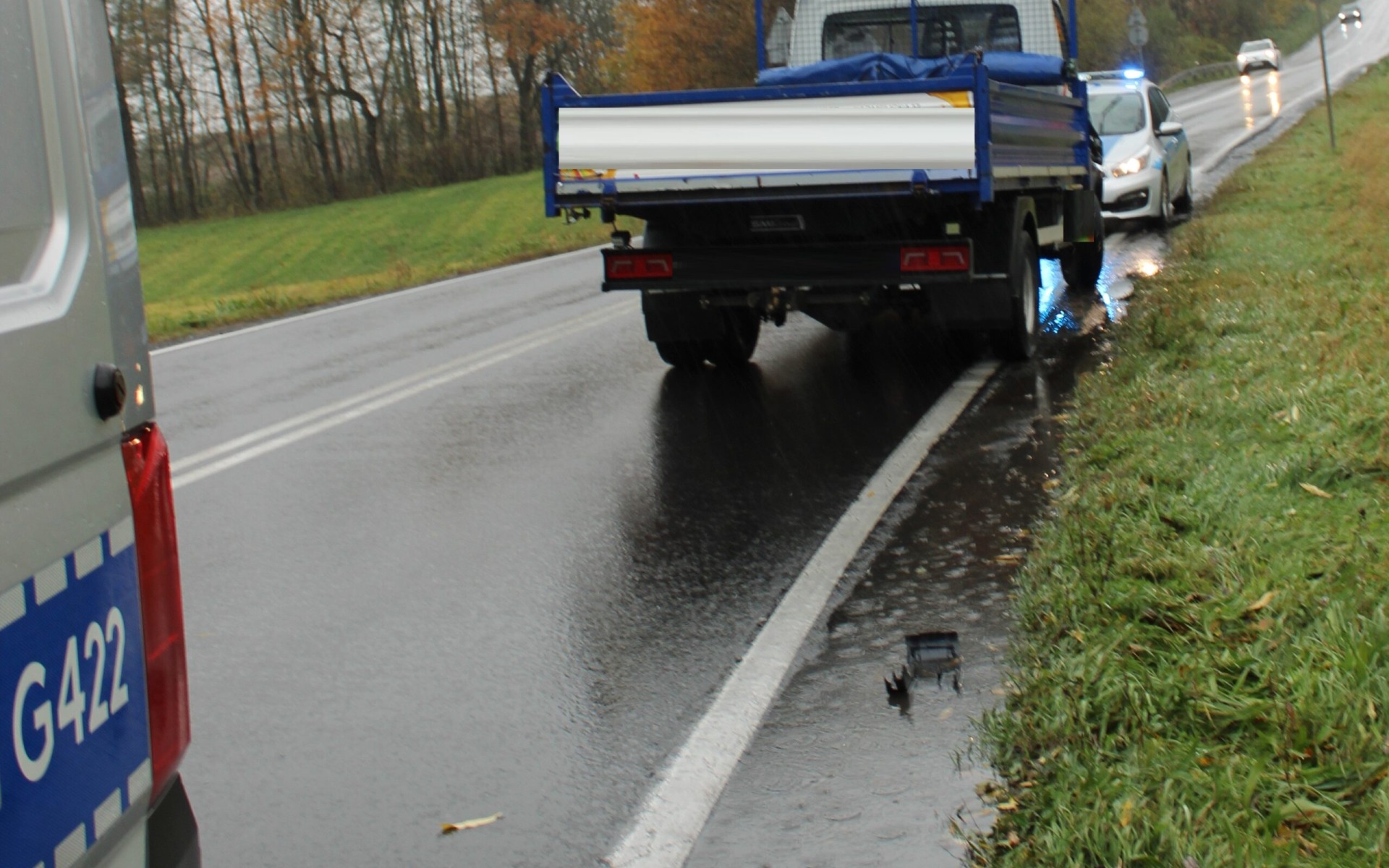 Potrącenie pieszego w Graboszycach. Poszkodowany trafił do szpitala