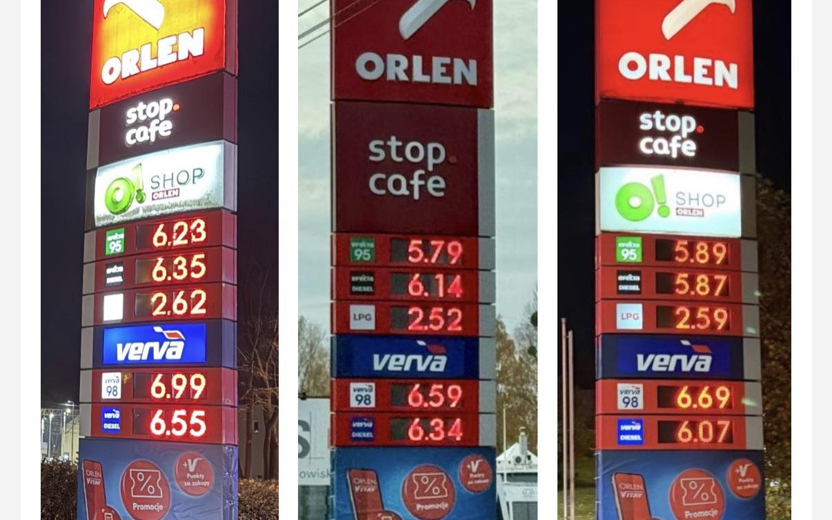 Dlaczego w Oświęcimiu paliwo jest droższe niż w Pszczynie i Jaworznie? Radny proponuje miejską stację paliw