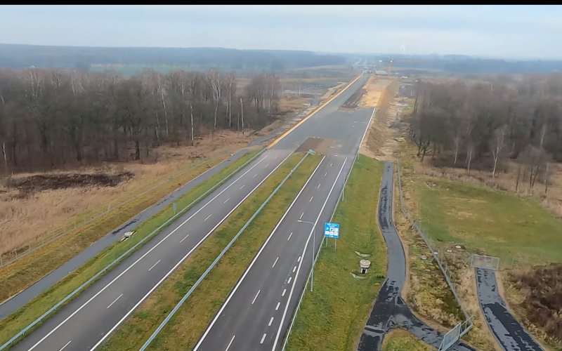 Z lotu ptaka widać więcej – czy jeszcze w tym roku pojedziemy S1 z Oświęcimia do Bierunia?