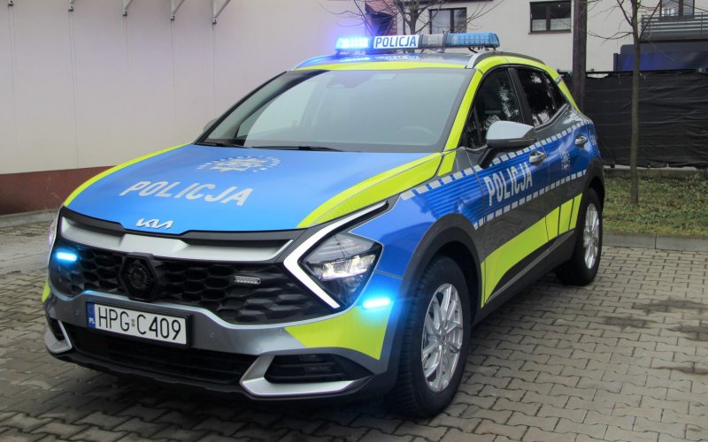 Hybrydowa bestia na służbie. Nowa Kia Sportage 4×4 wyjechała na ulice gminy Chełmek
