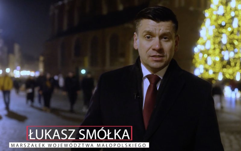Ze stolicy Małopolski, z Krakowa, z okazji Świąt Bożego Narodzenia – życzenia świąteczne marszałka Małopolski