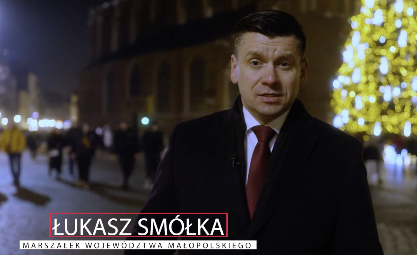 Ze stolicy Małopolski, z Krakowa, z okazji Świąt Bożego Narodzenia – życzenia świąteczne marszałka Małopolski