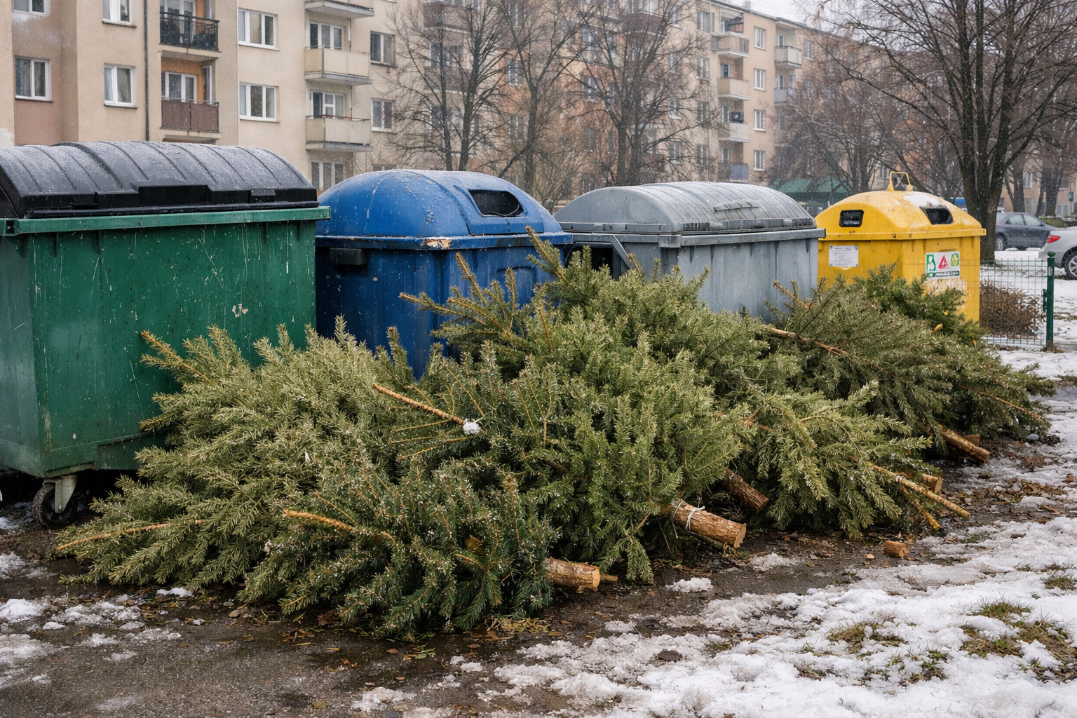 Kiedy wystawić choinkę? Miasto podało terminy odbioru po świętach